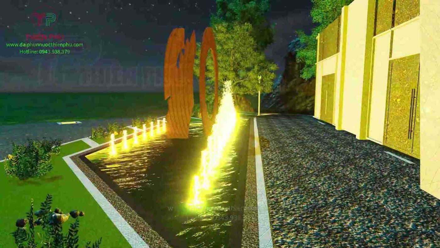 thiết kế và thi công đài phun nước tại tây ninh